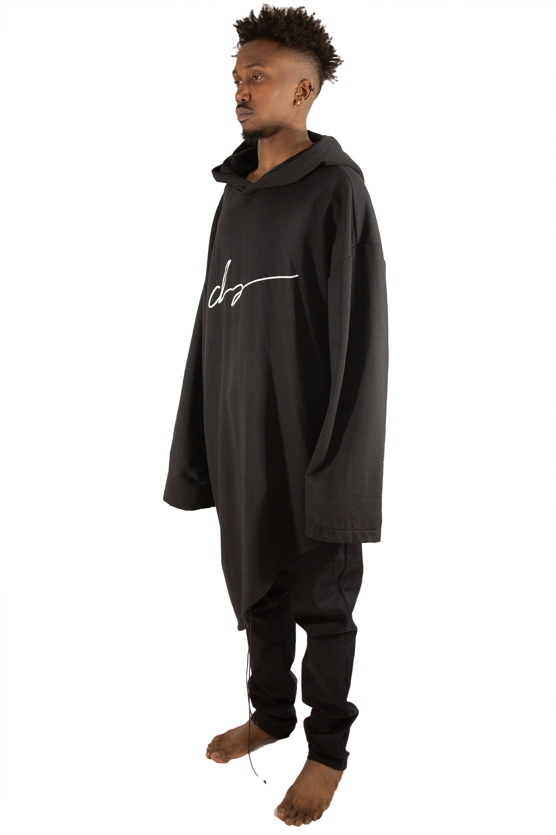 SS2024 asymmetrical hoodie
