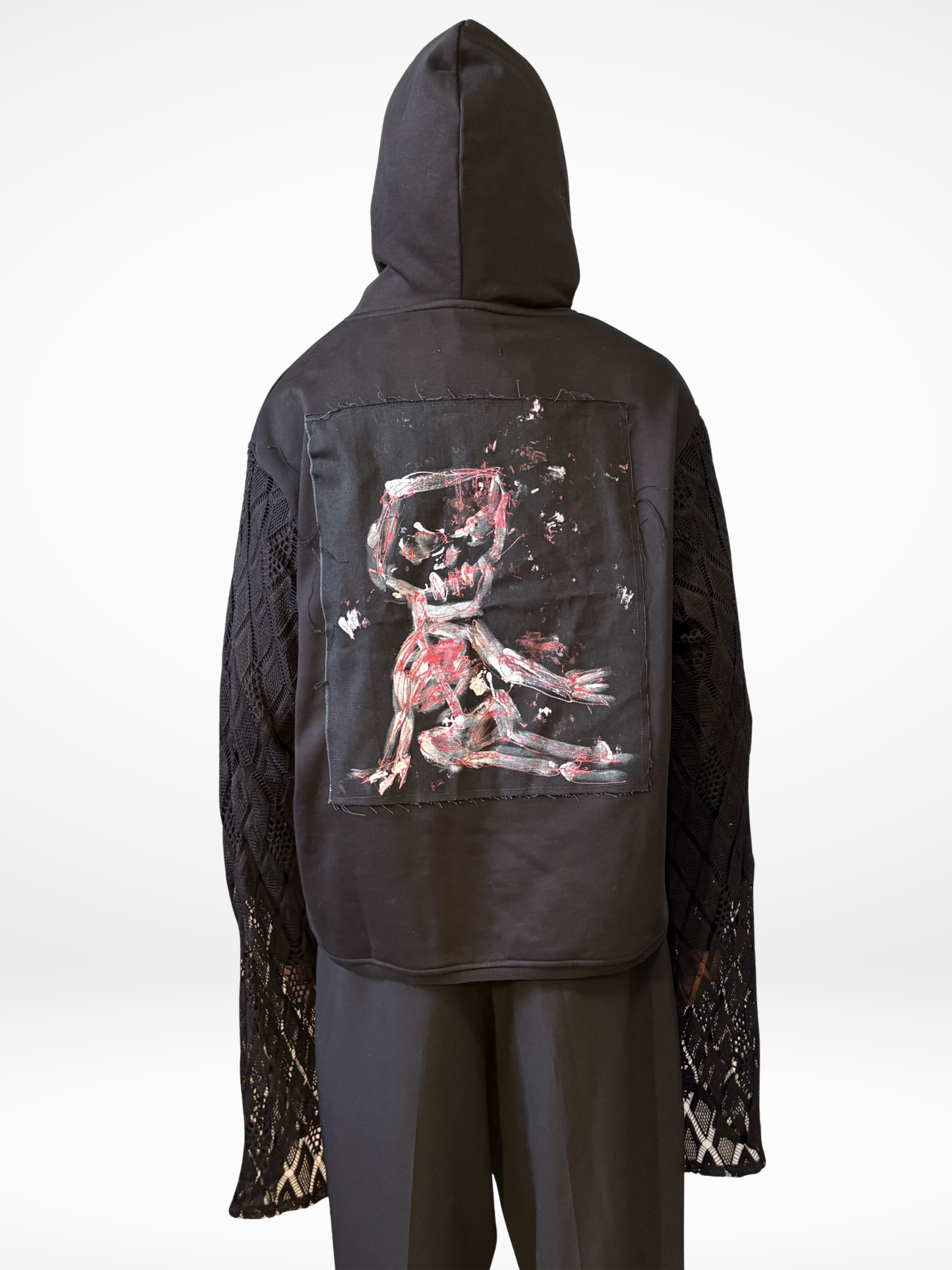 Upthrifted clouded hoodie