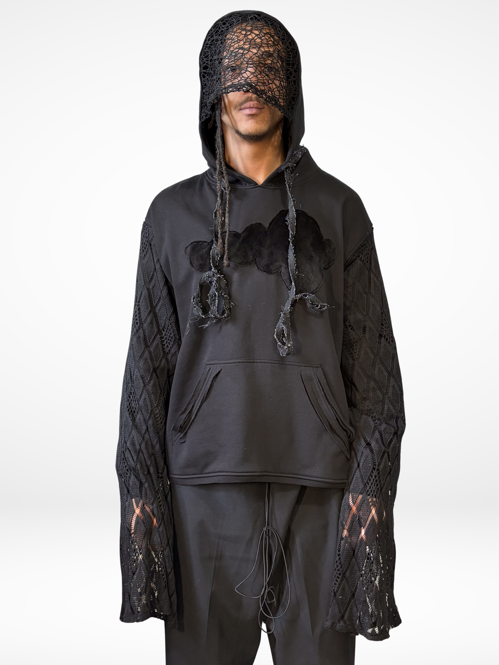 Upthrifted clouded hoodie