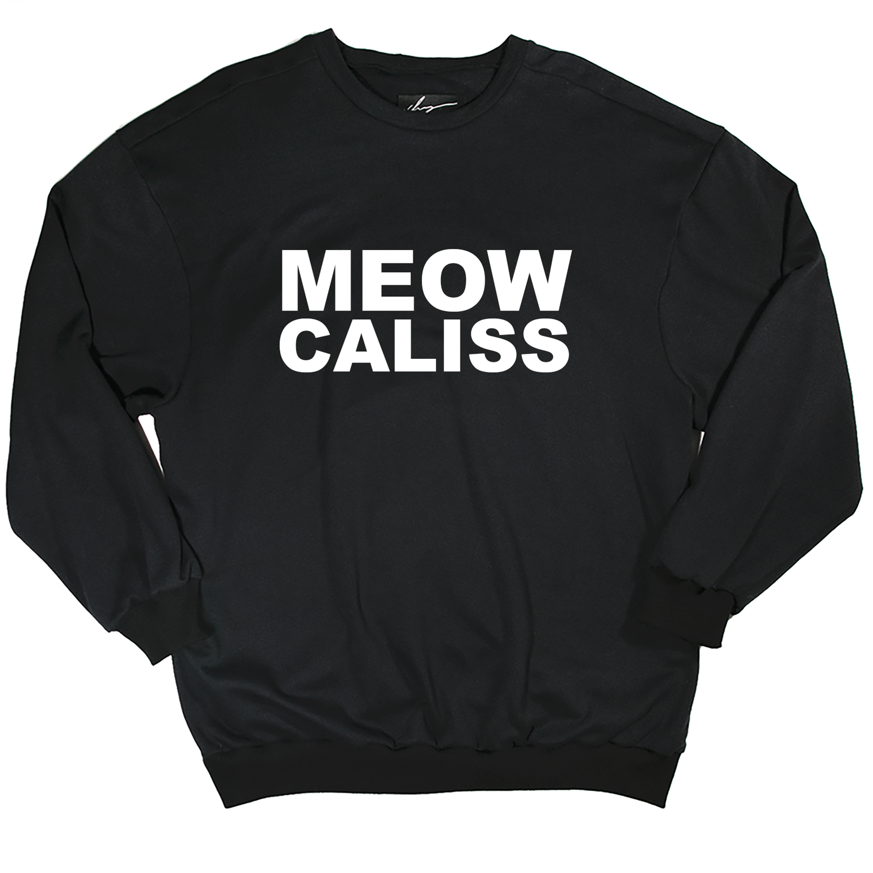 MEOW BOLD oversized crewneck