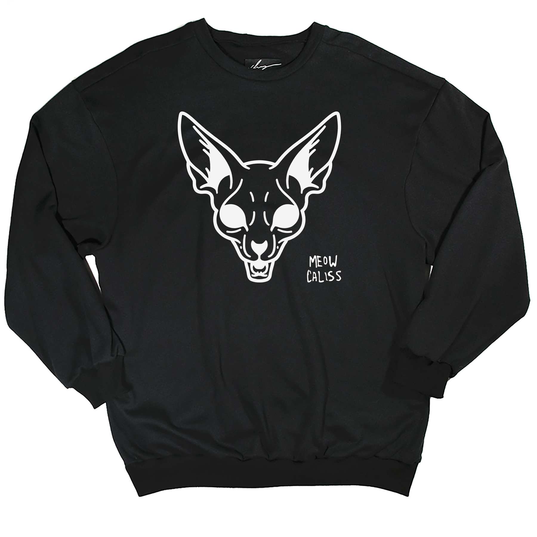 MEOW SPHYNX oversized crewneck