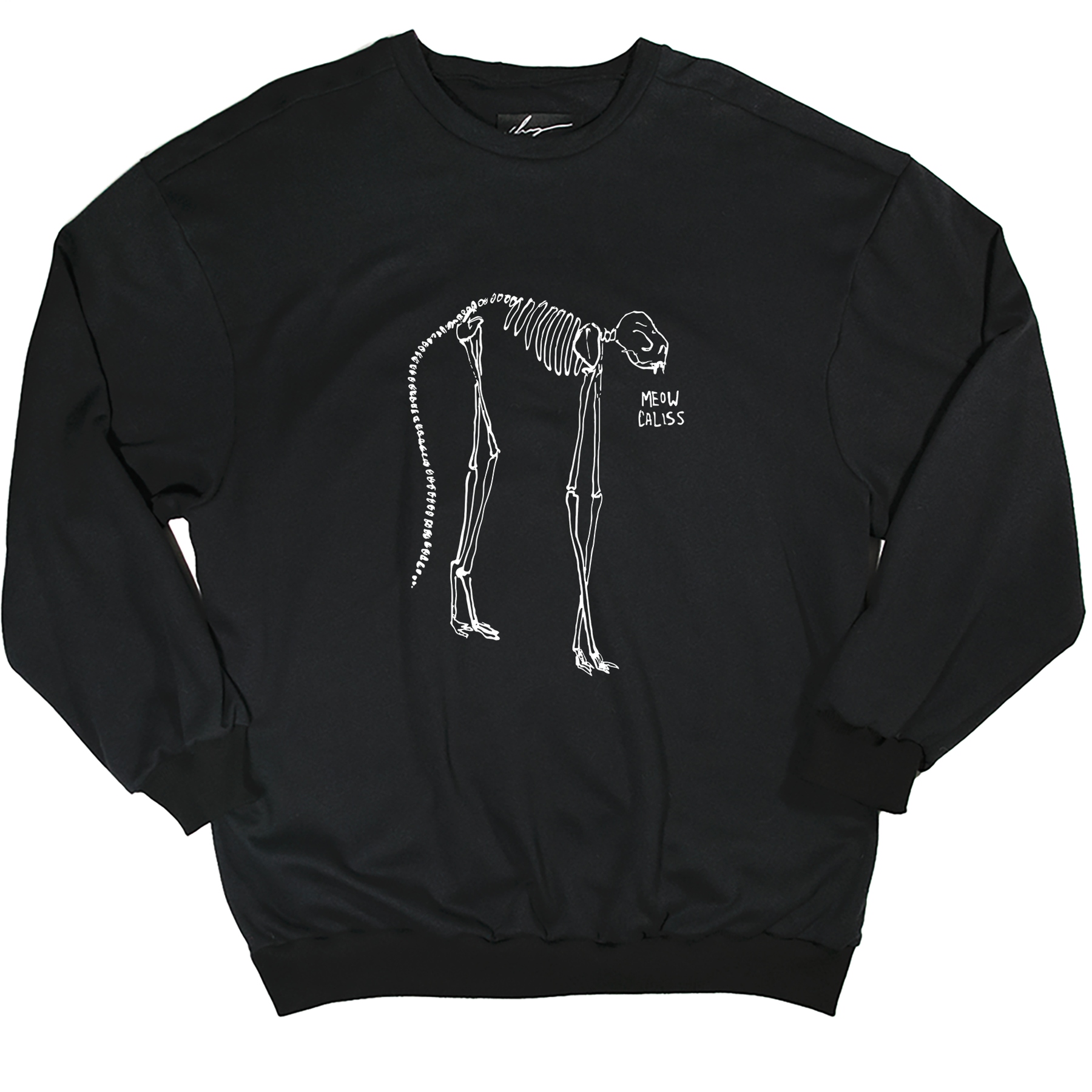 MEOW CALISS oversized crewneck