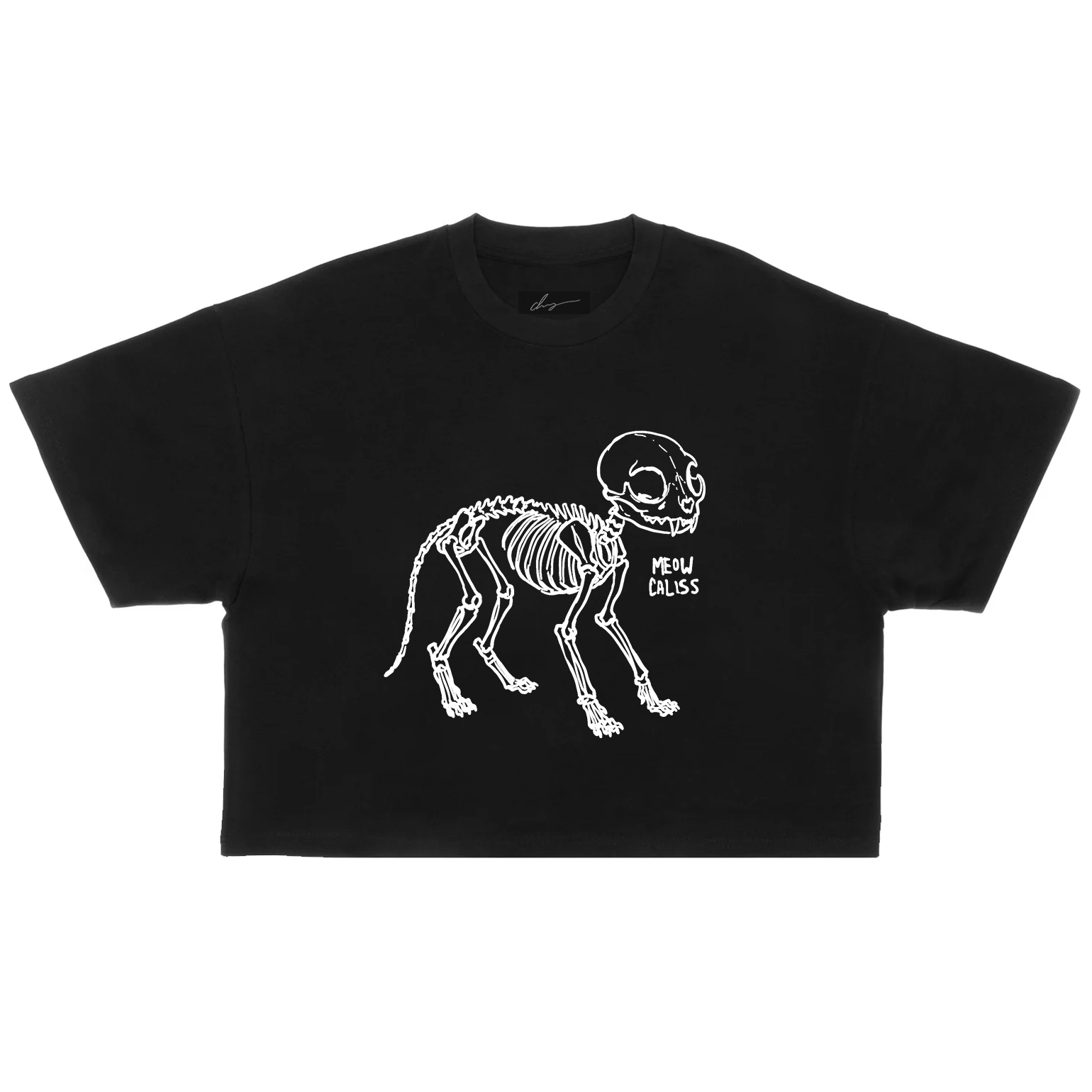 Guillaum Chaigne KITTEN MEOW CALISS crop top