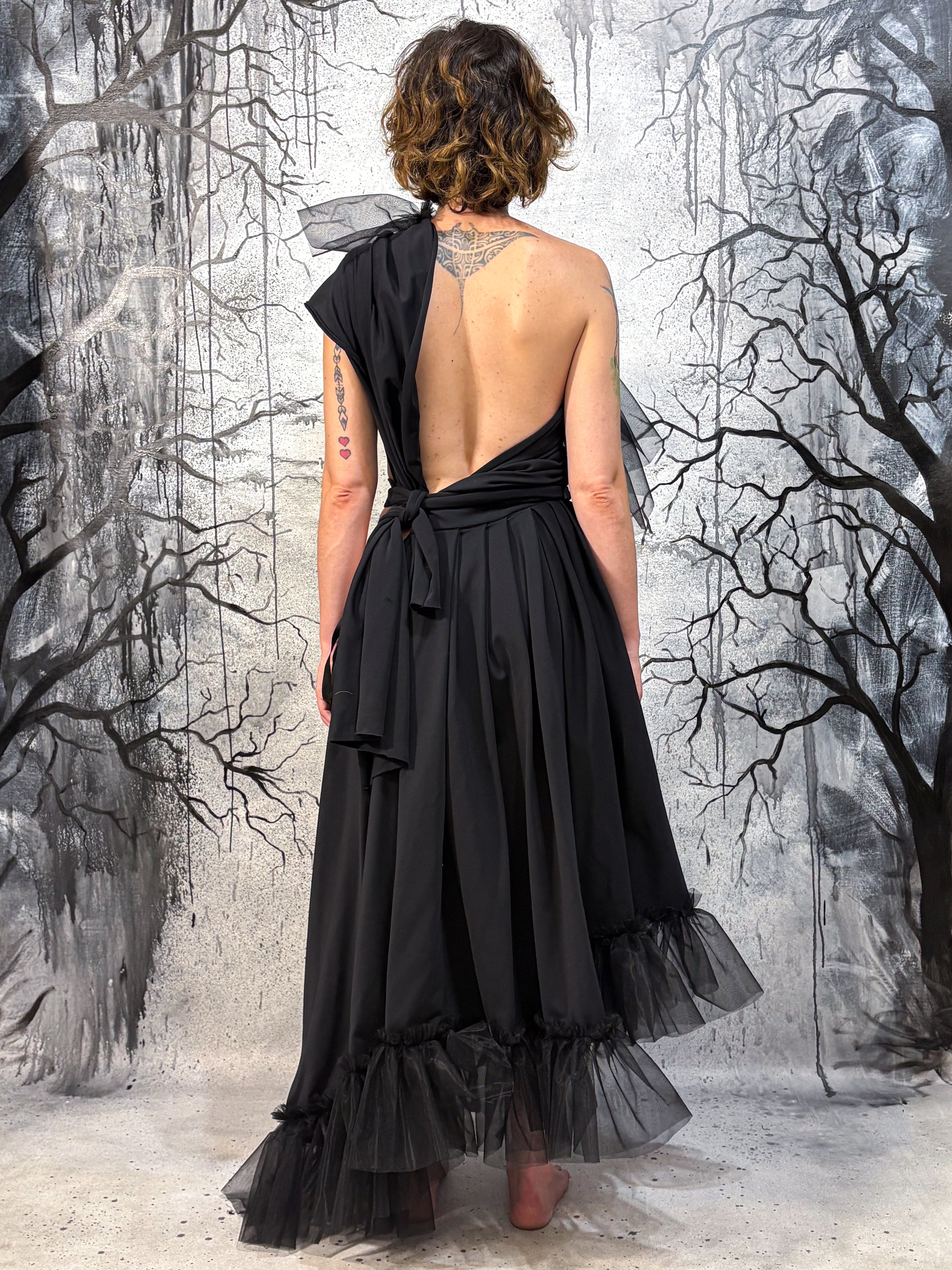 Chaigne wrapped dress
