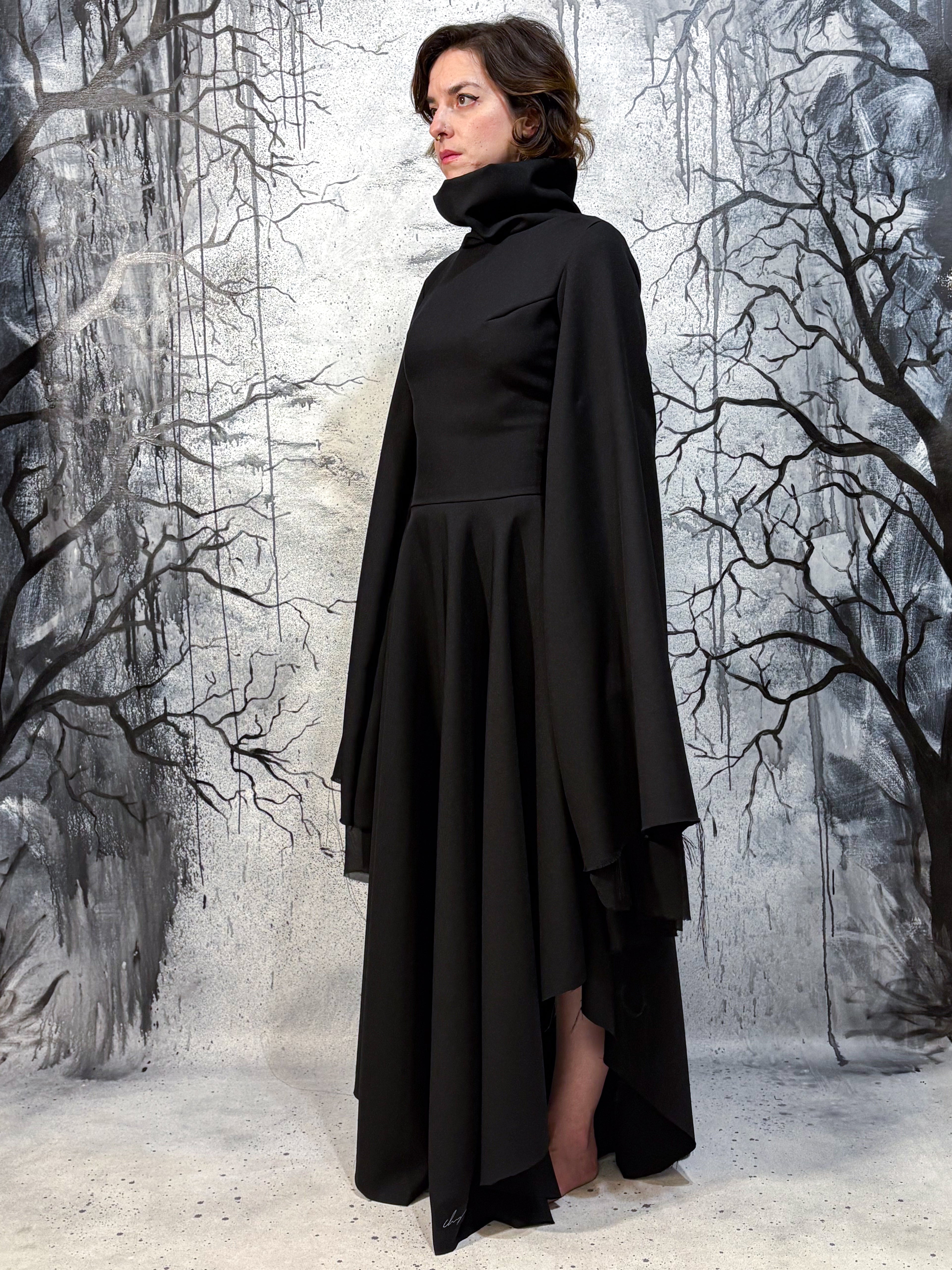 Chaigne draped dress