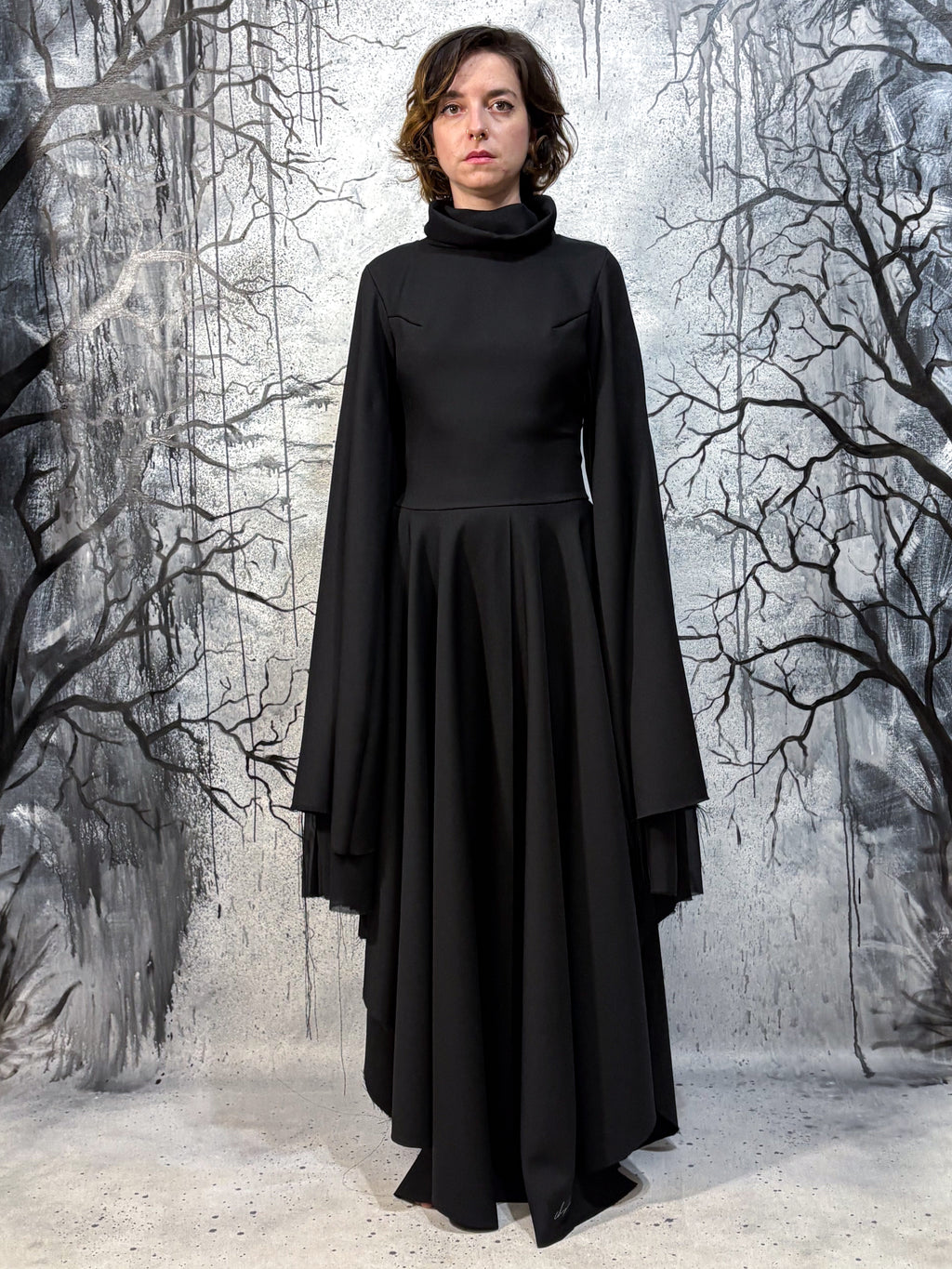 Chaigne draped dress