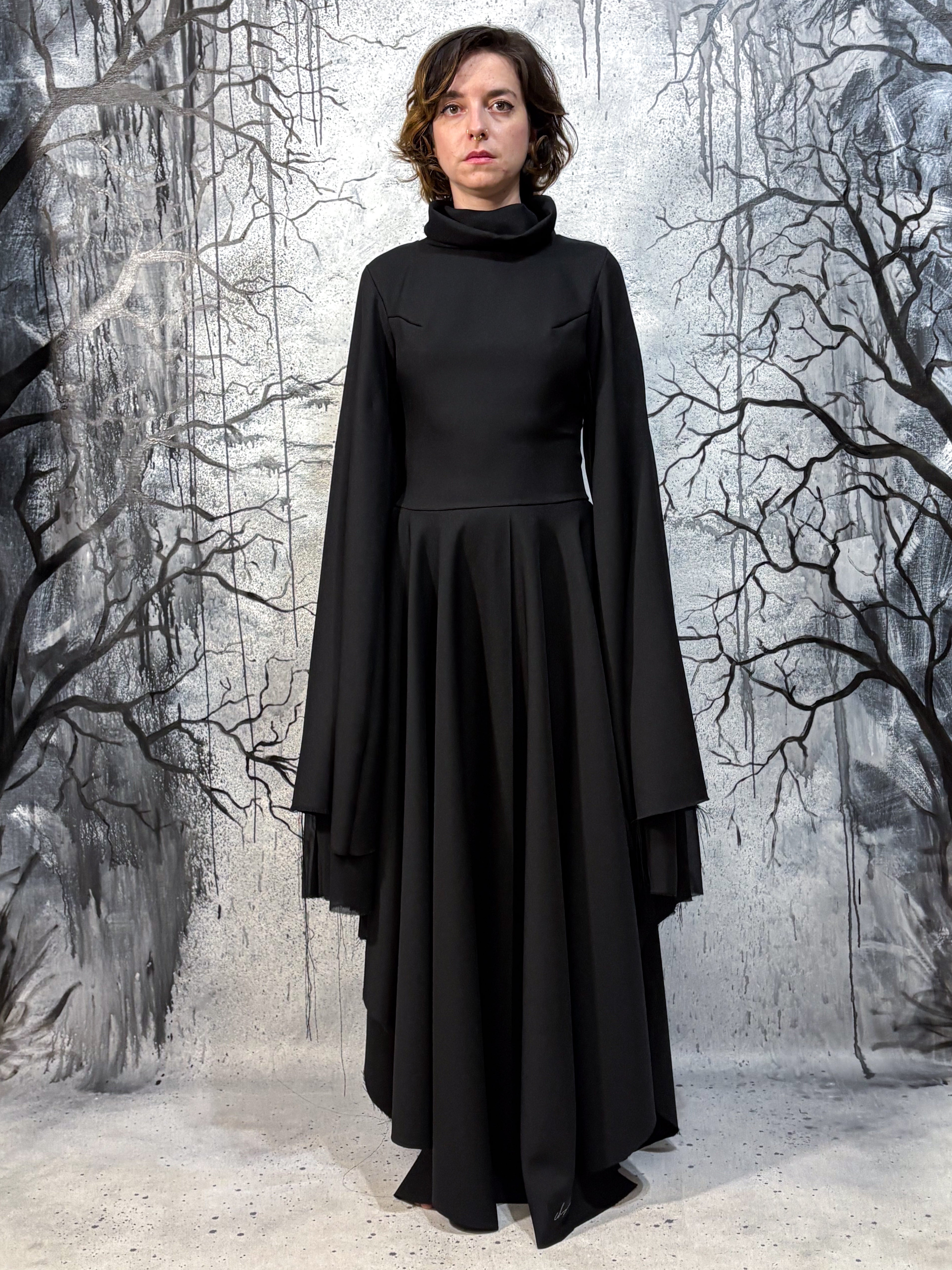 Chaigne draped dress