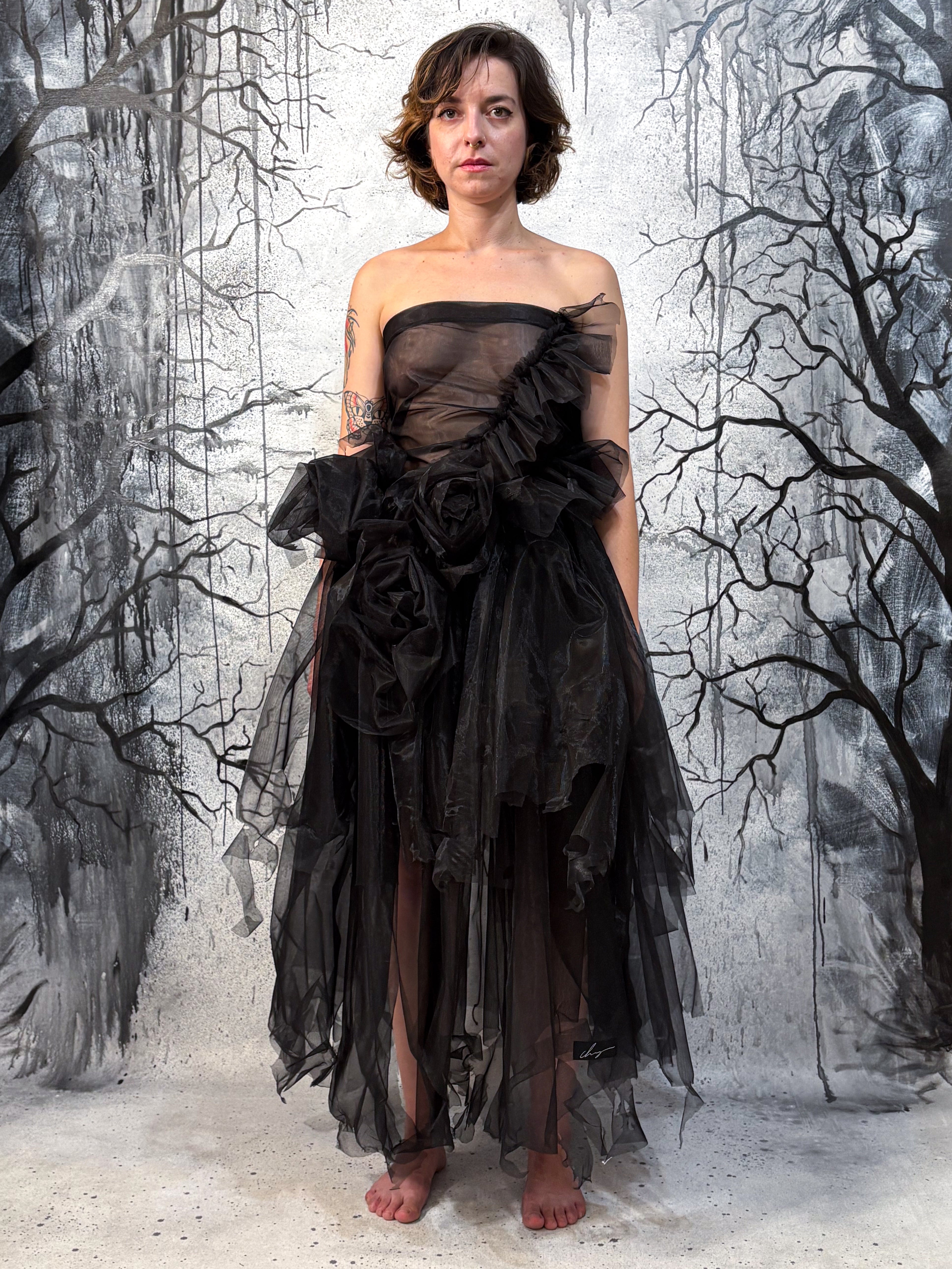 Chaigne rose dress