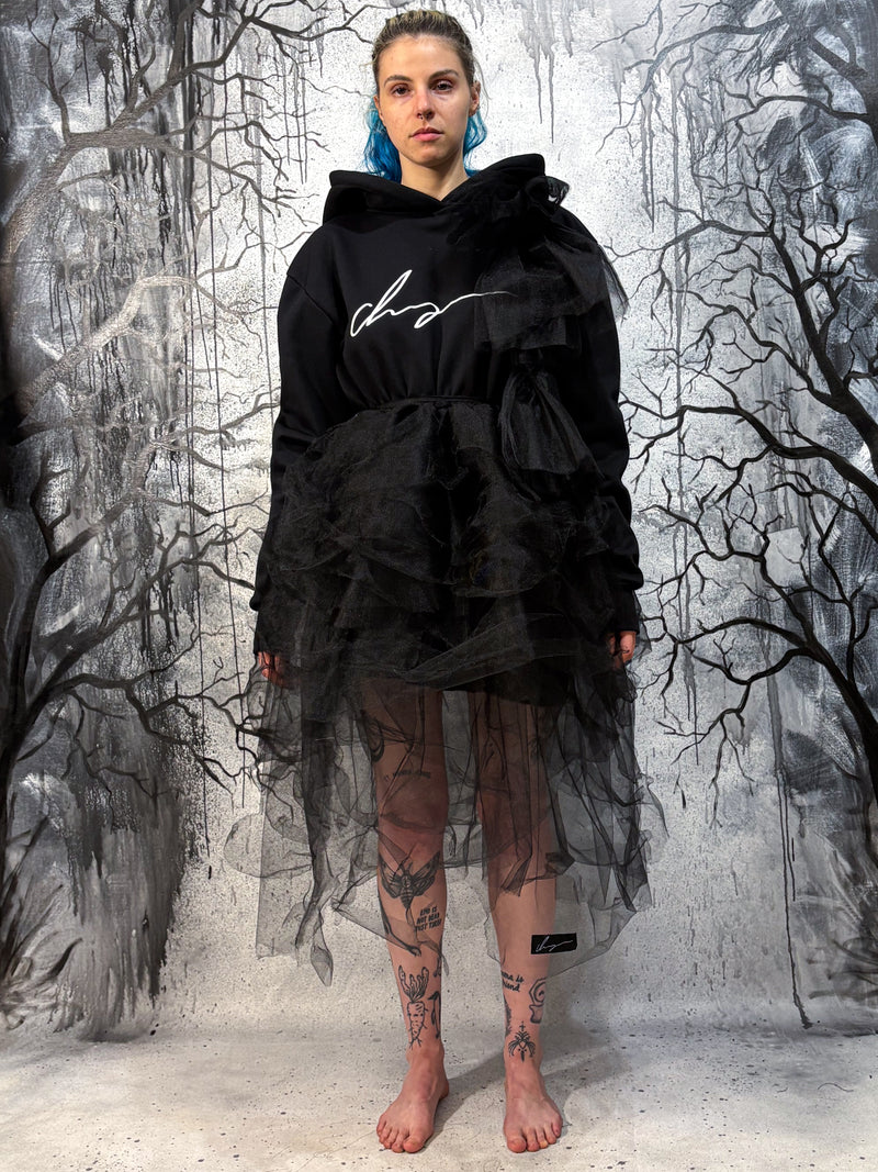 Chaigne hooded dress