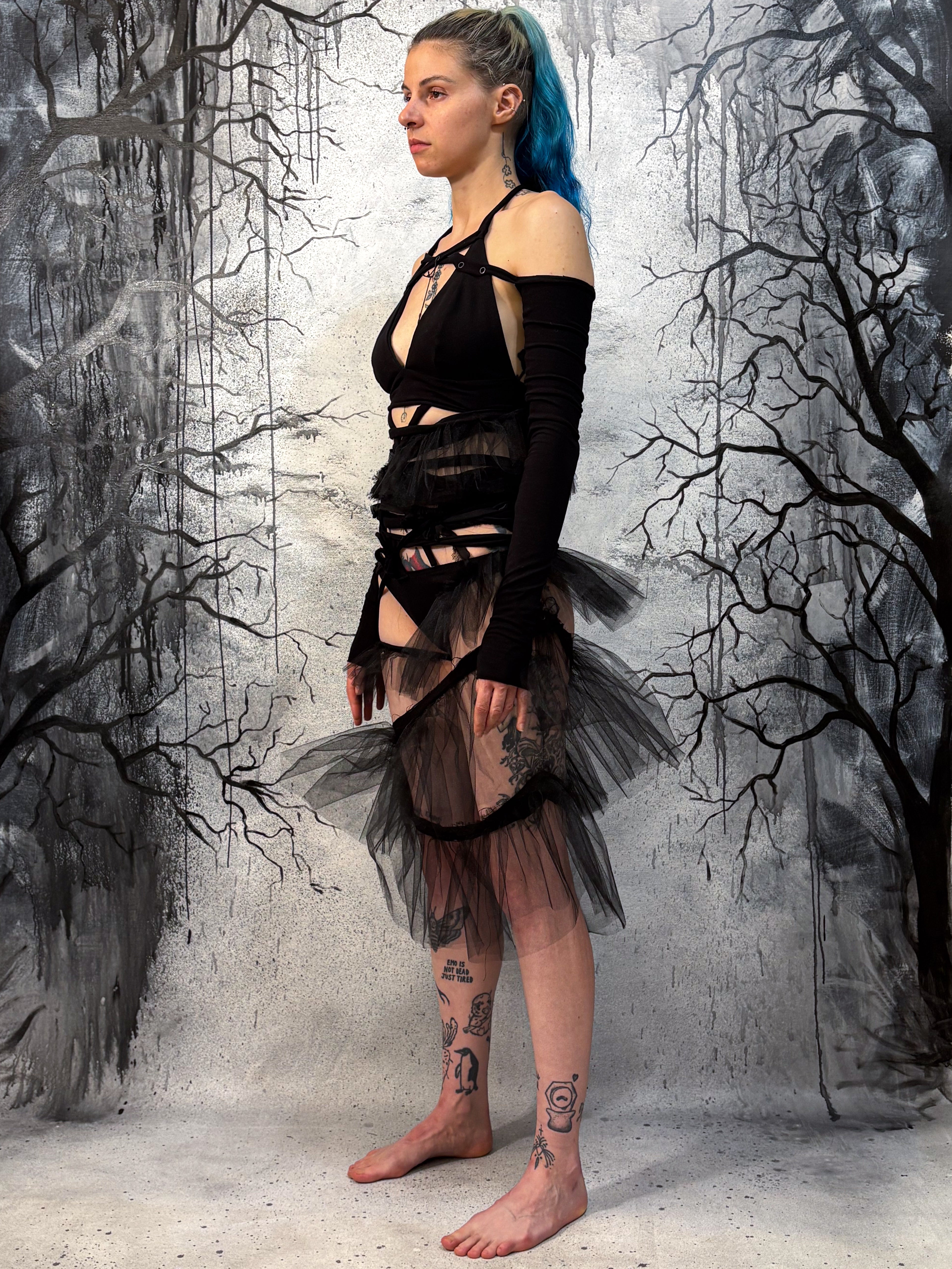 Chaigne rave dress