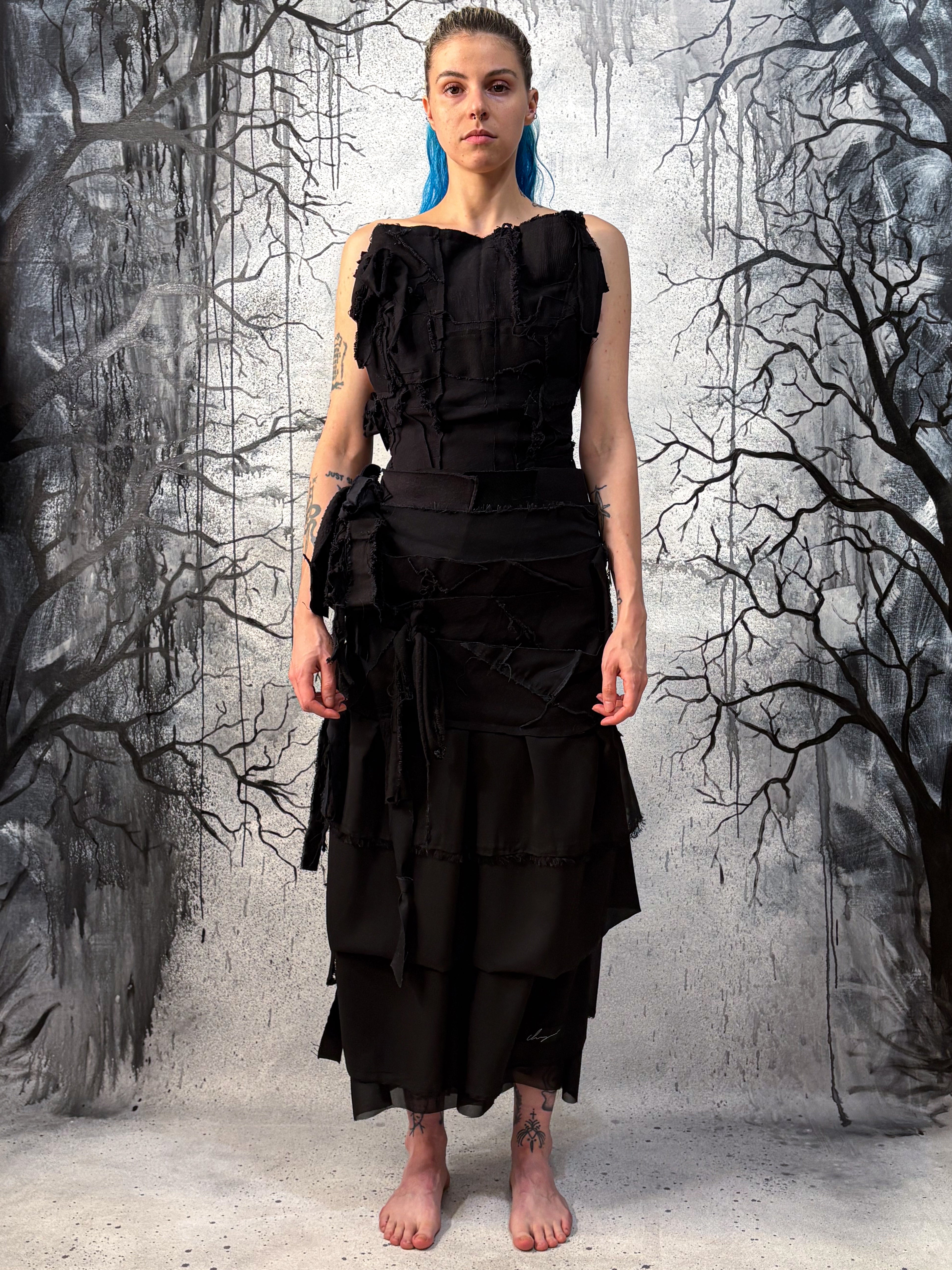 Chaigne patchwork dress
