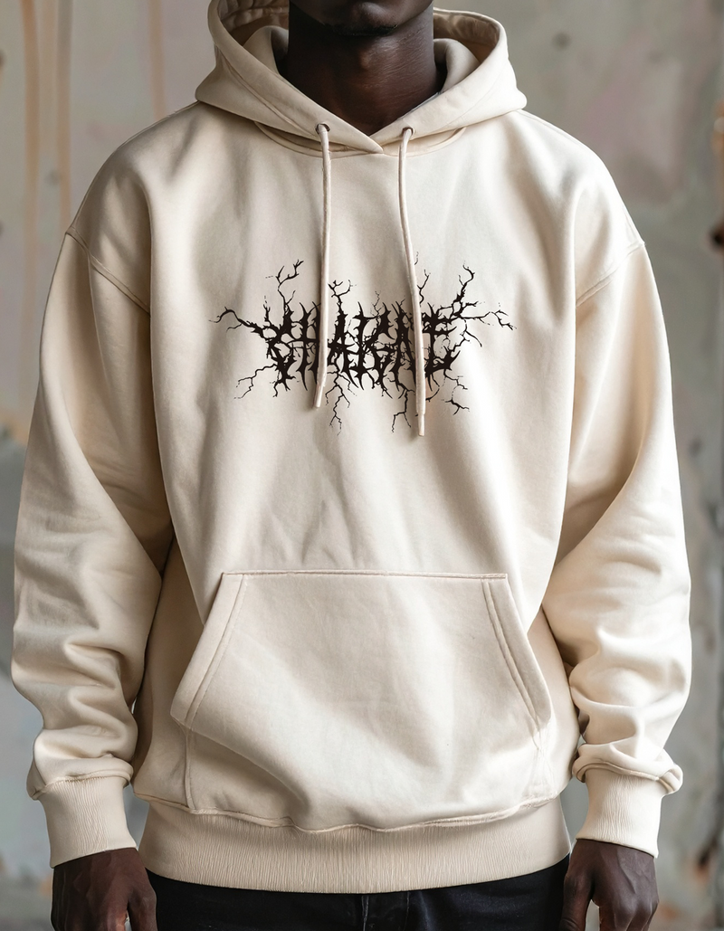 Guillaum Chaigne beige METAL hoodie