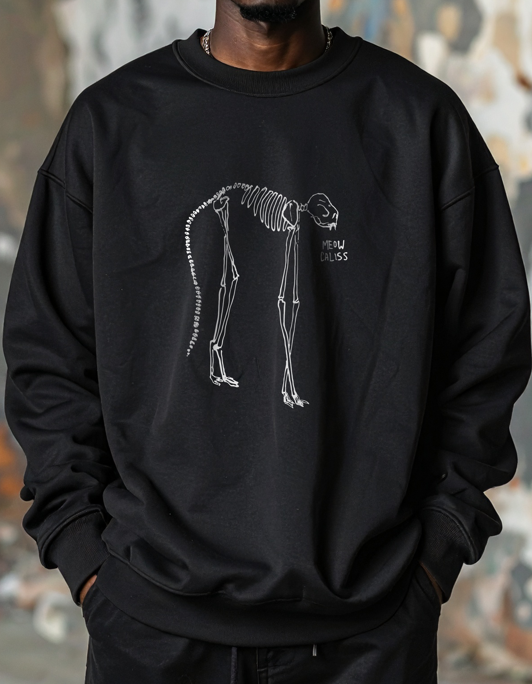 Guillaum Chaigne MEOW CALISS crewneck