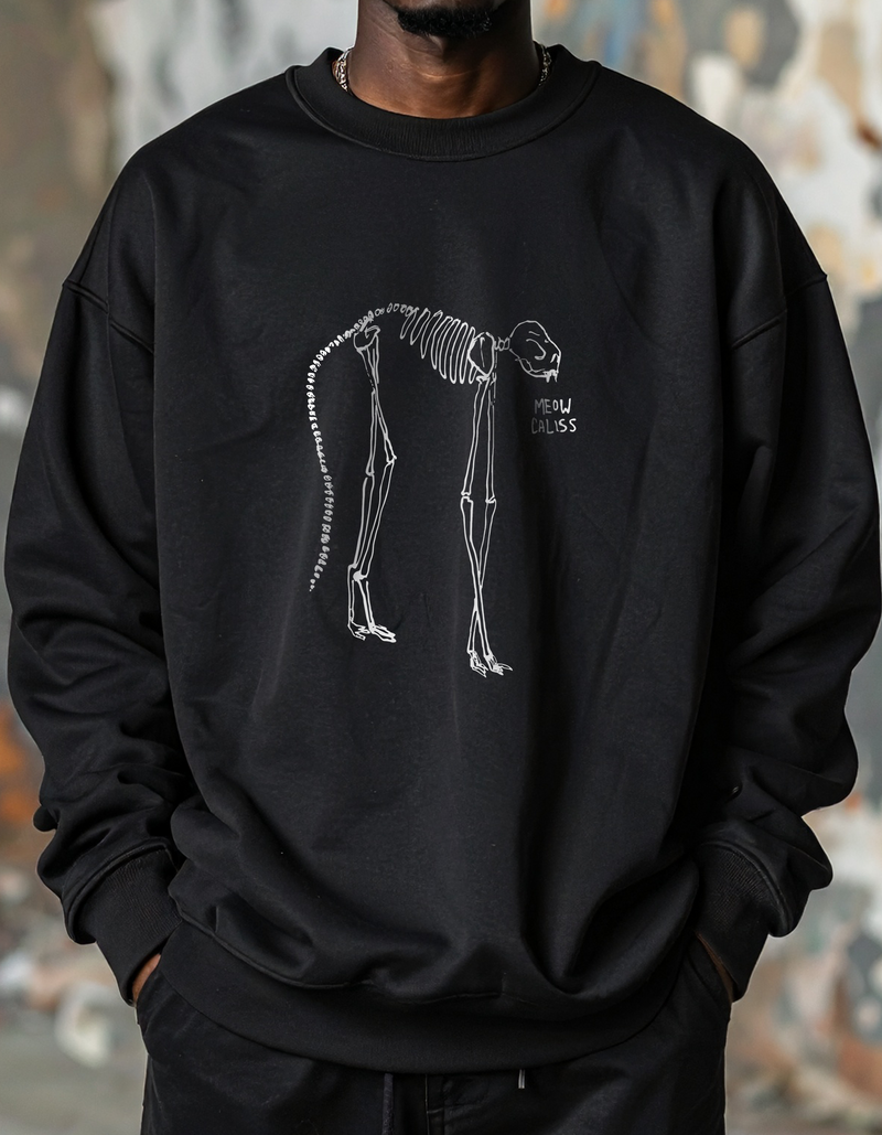 Guillaum Chaigne MEOW CALISS crewneck