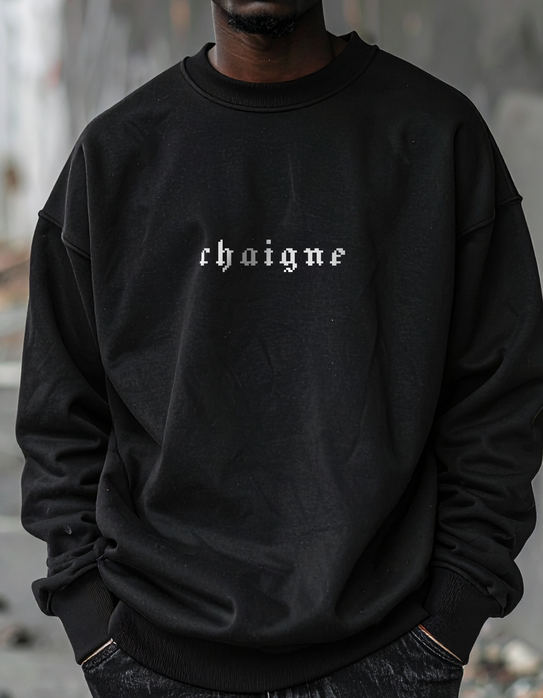 Guillaum Chaigne pixel crewneck