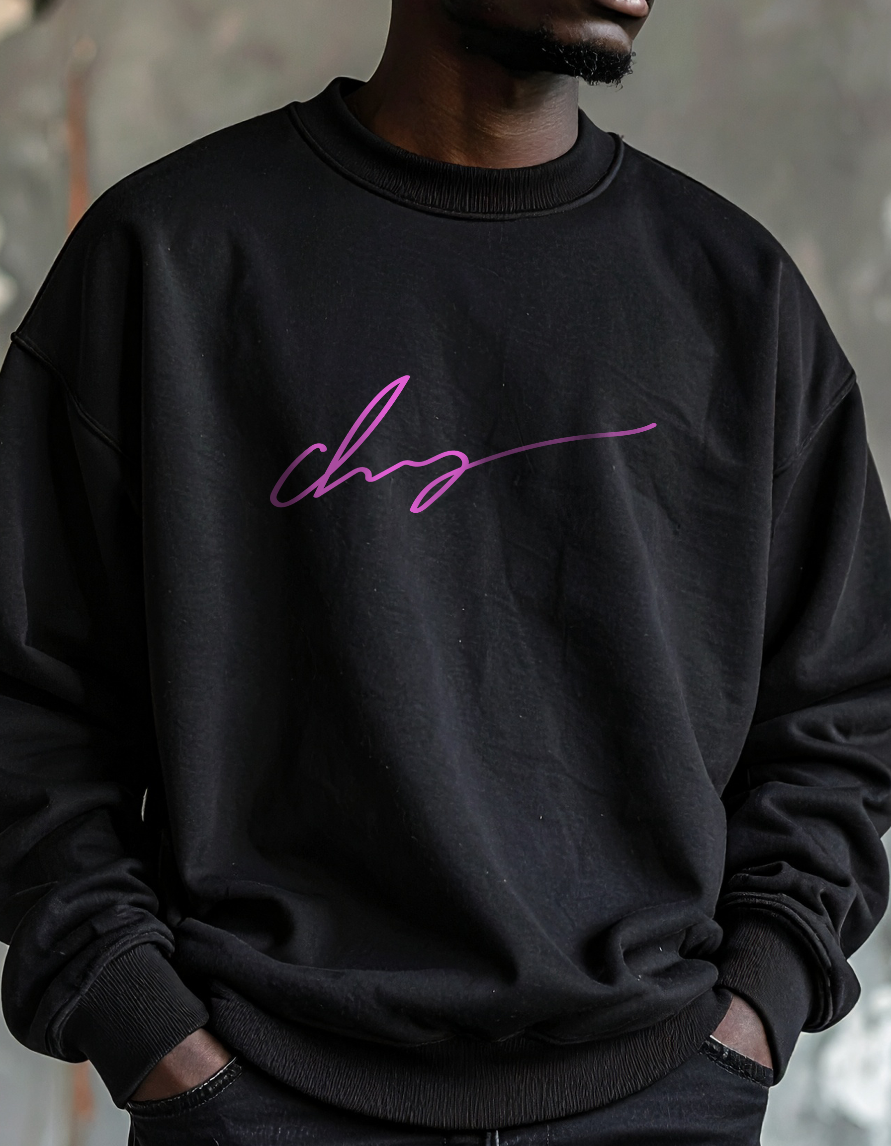 Guillaum Chaigne Signature PNK crewneck