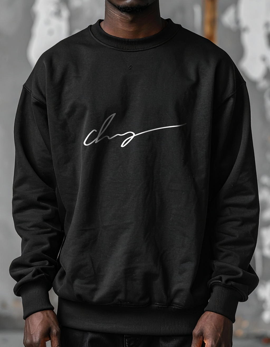 Guillaum Chaigne Signature WHT crewneck