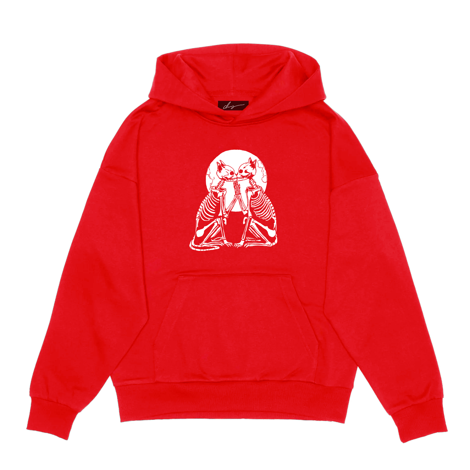 Guillaum Chaigne red OLD SOULS hoodie