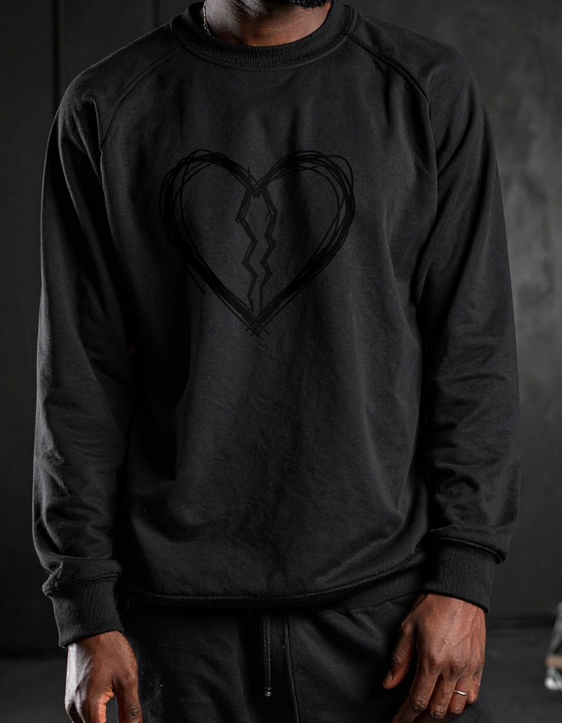 Guillaum Chaigne BROKEN BLK crewneck