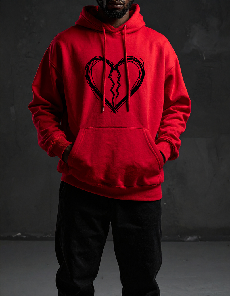 Guillaum Chaigne BROKEN red hoodie