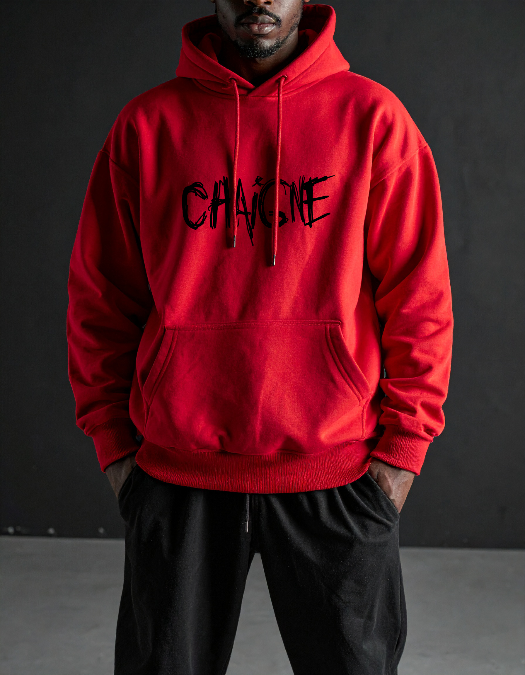 Guillaum Chaigne SKETCHY red hoodie