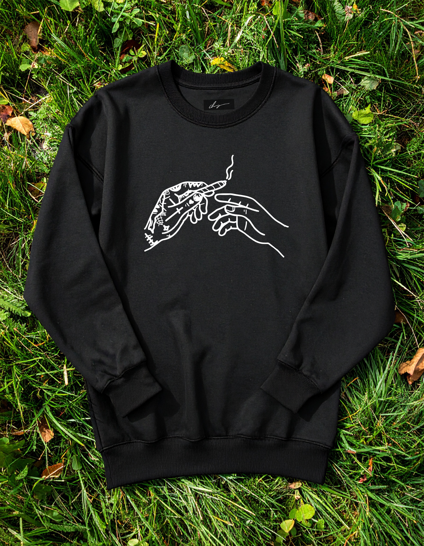 Guillaum Chaigne PUFFPUFFPASS crewneck