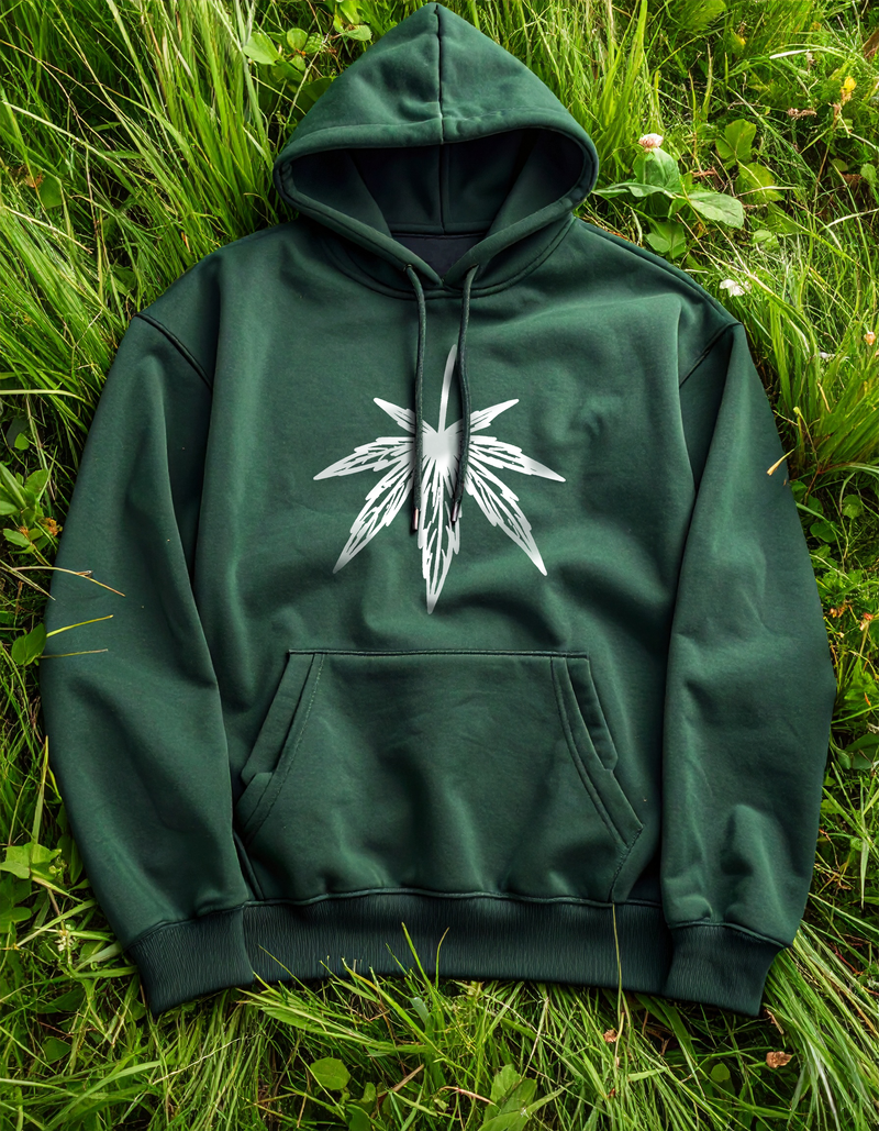 Guillaum Chaigne LEAF green hoodie