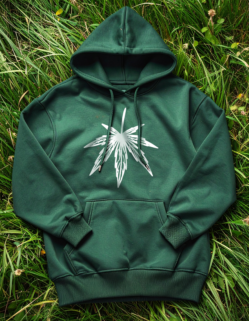 Guillaum Chaigne LEAF green hoodie
