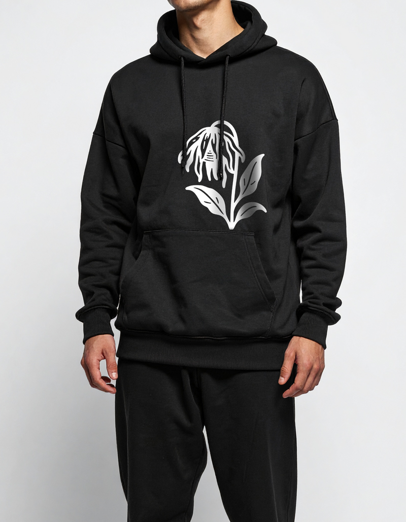 Guillaum Chaigne SUNFLOWER black hoodie