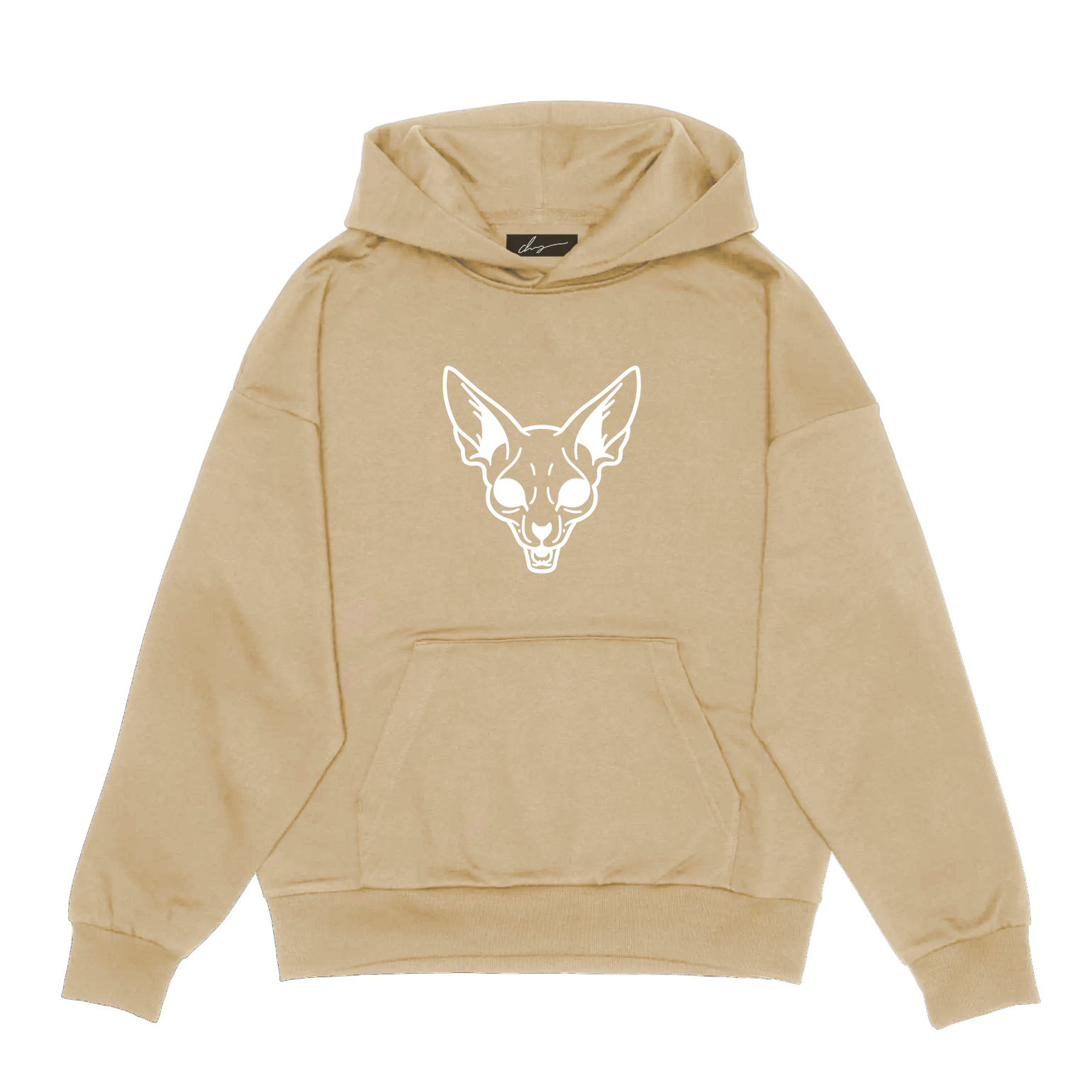 Guillaum Chaigne beige SPHYNX hoodie