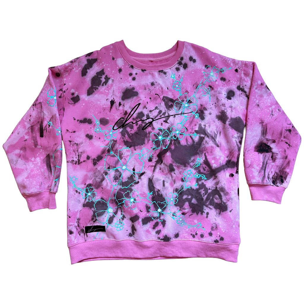Blossoms pink sweater Signature