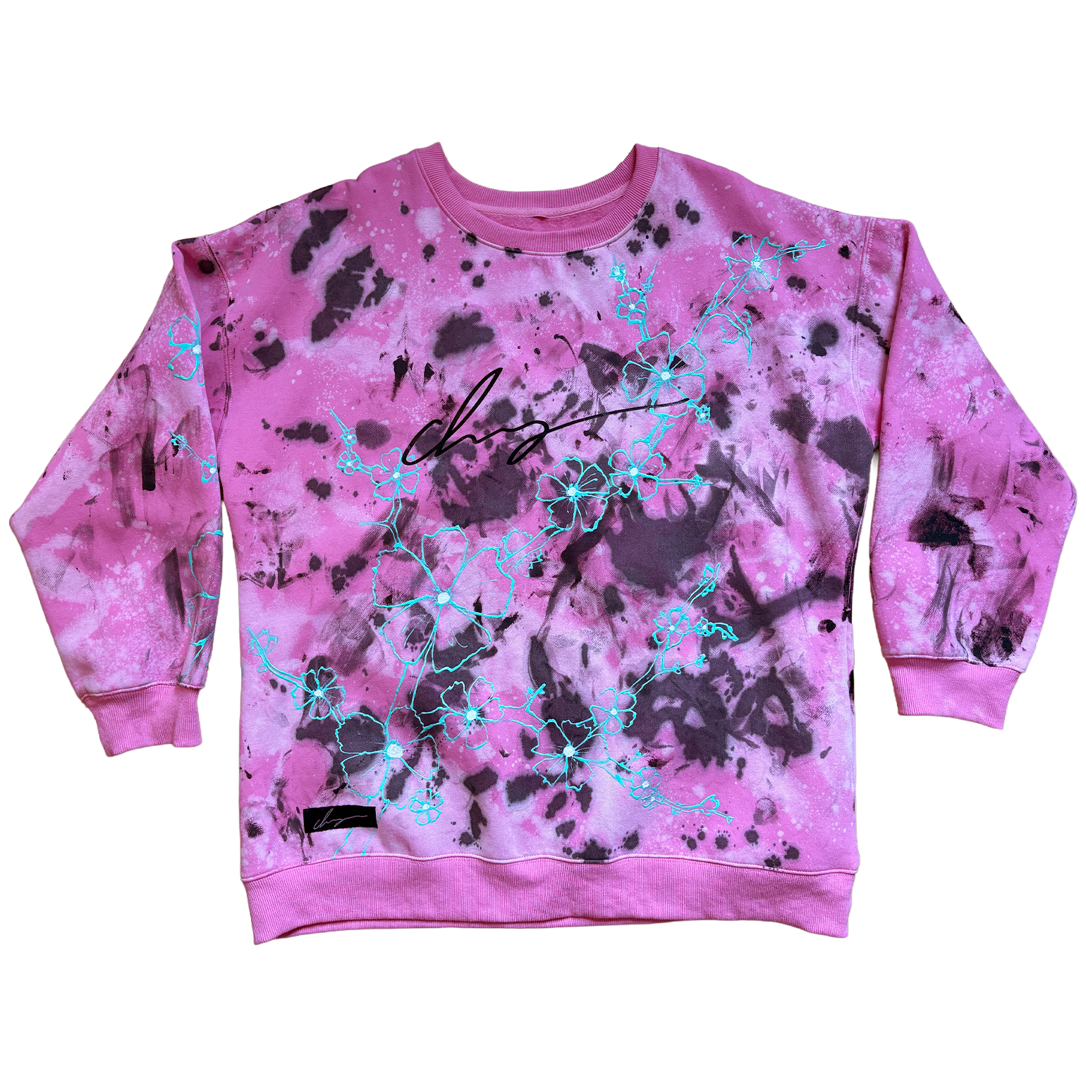 Blossoms pink sweater Signature