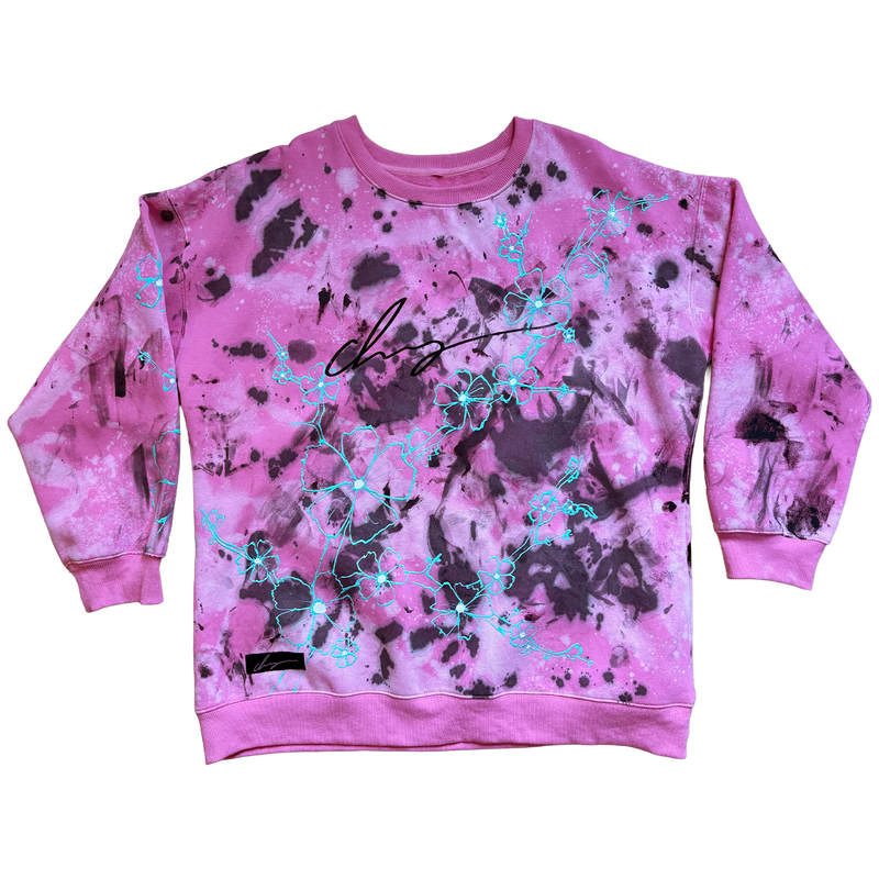 Blossoms pink sweater Signature