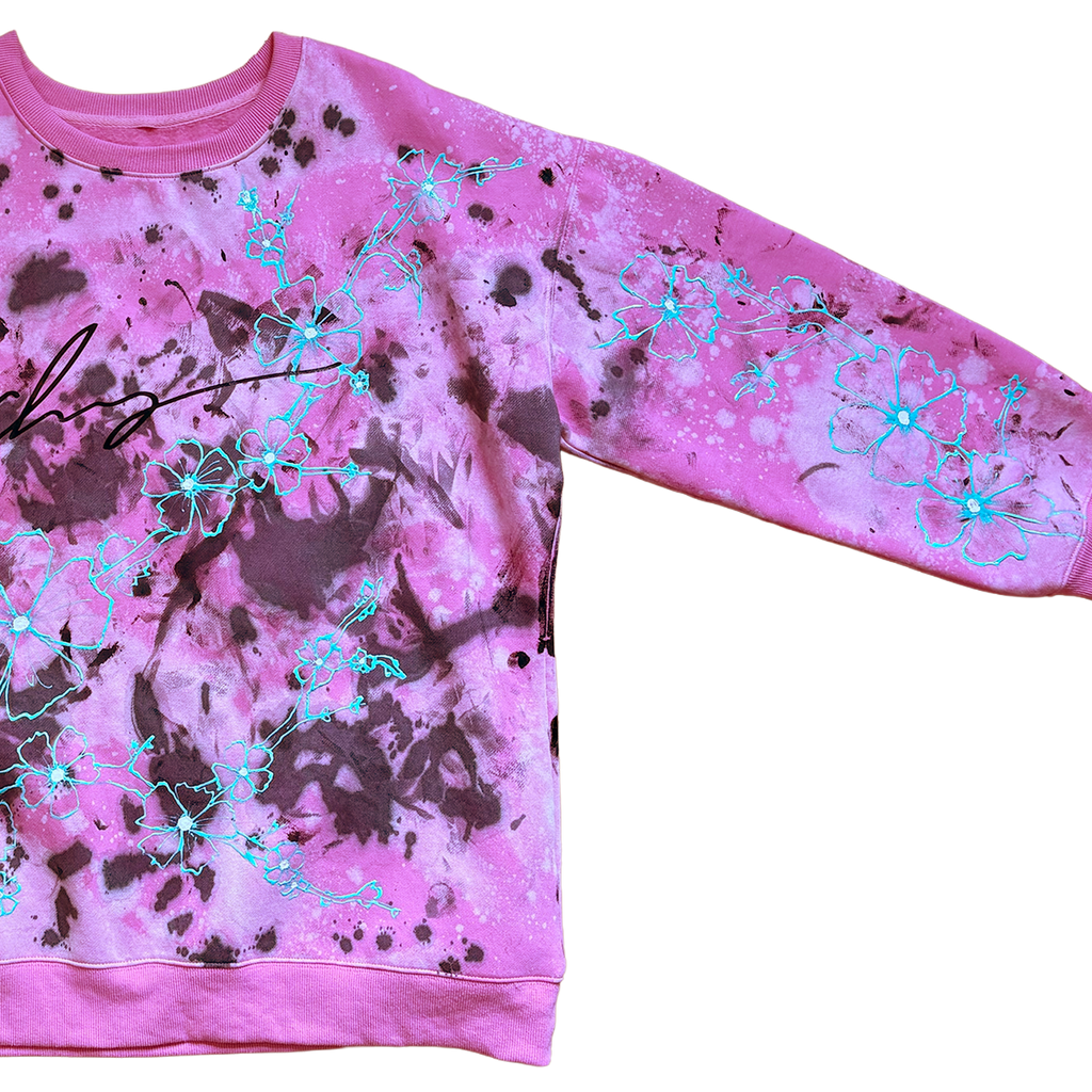 Blossoms pink sweater Signature
