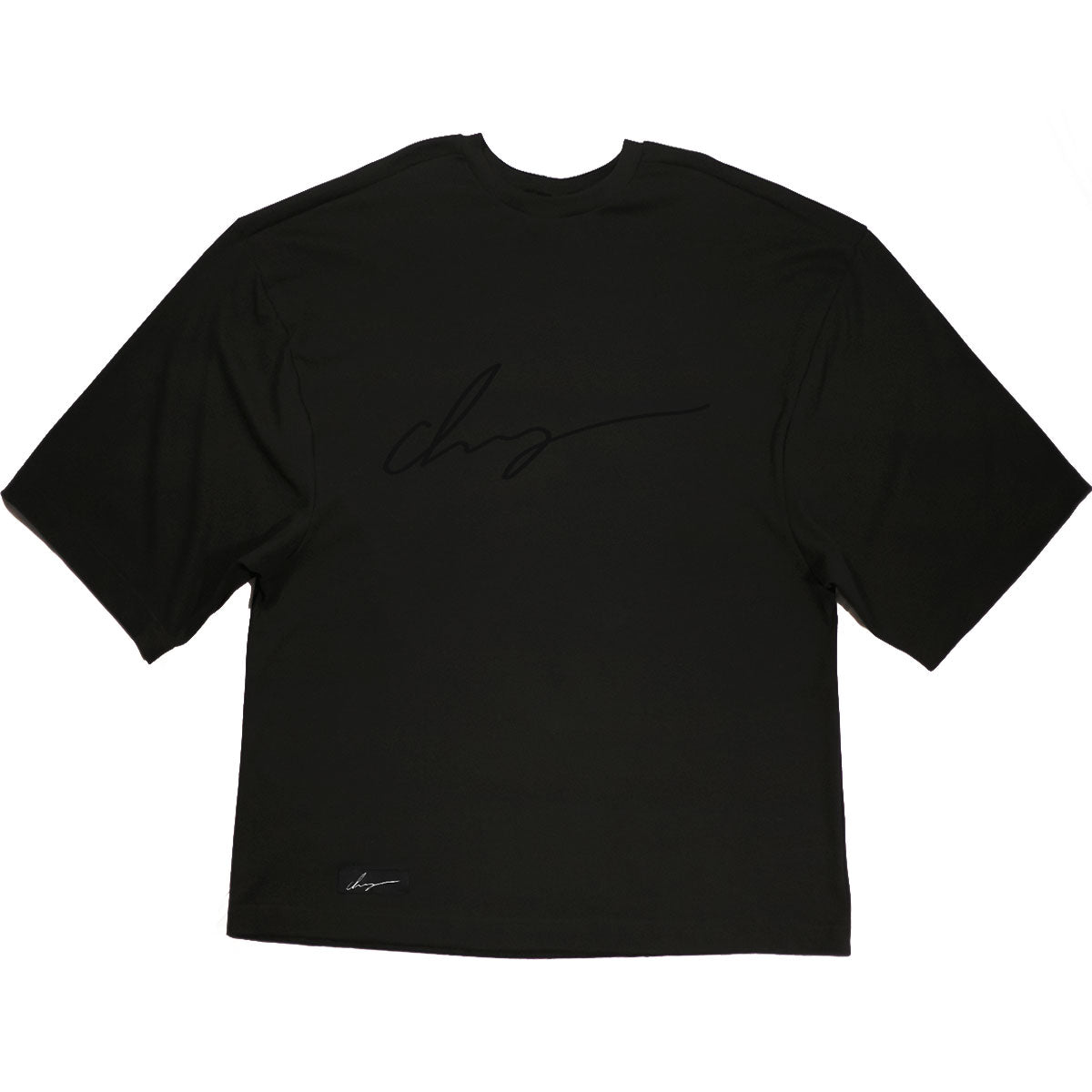 Chaigne oversized tee black Signature