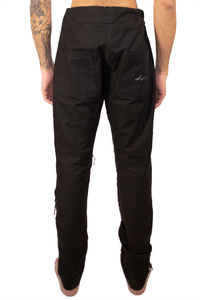 SS2023 black layered jeans