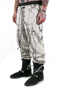SS2022 marble ice joggers