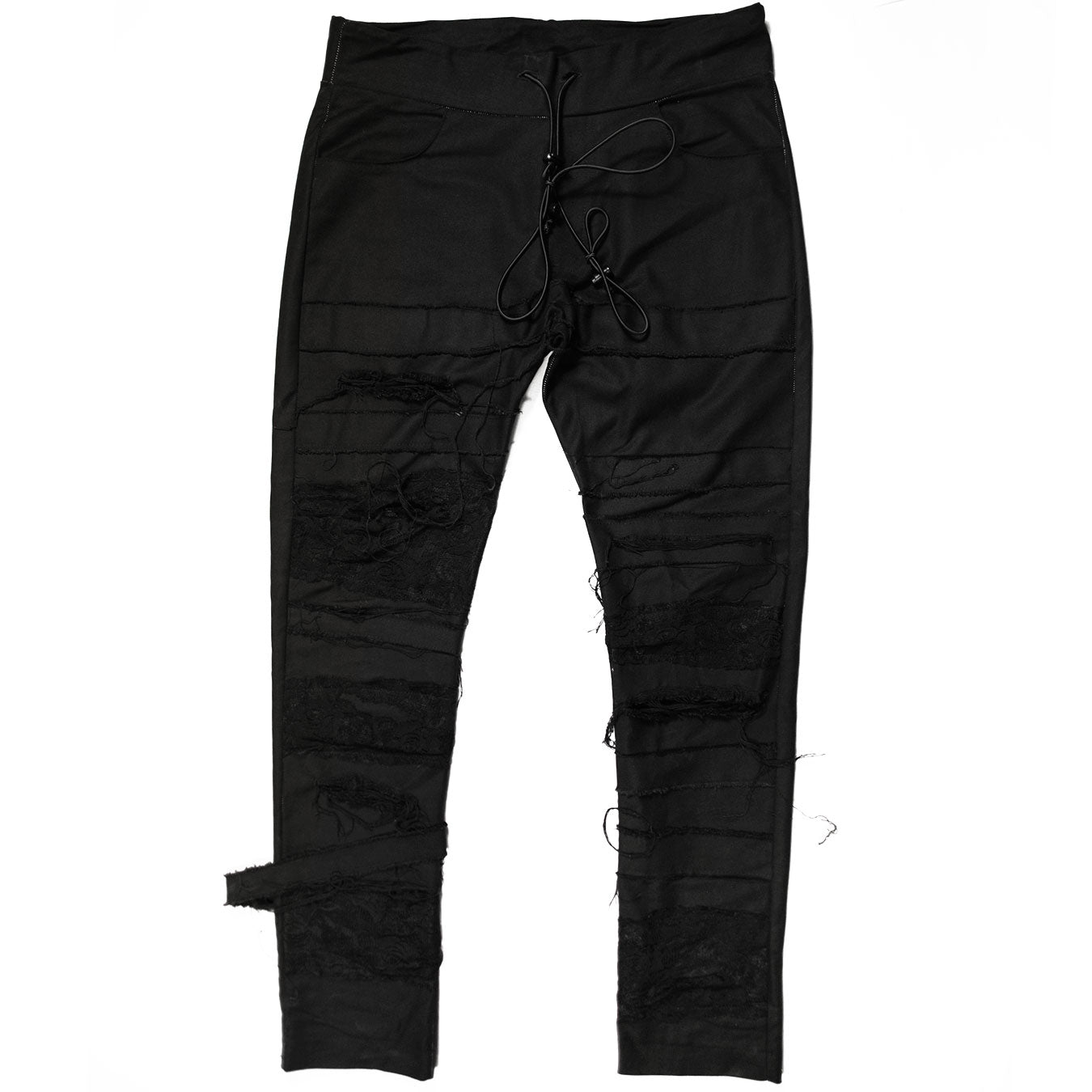 Signature black layered jeans